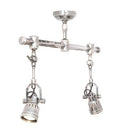 Seattle 2 Arm Track Light Ant.Silver-abc