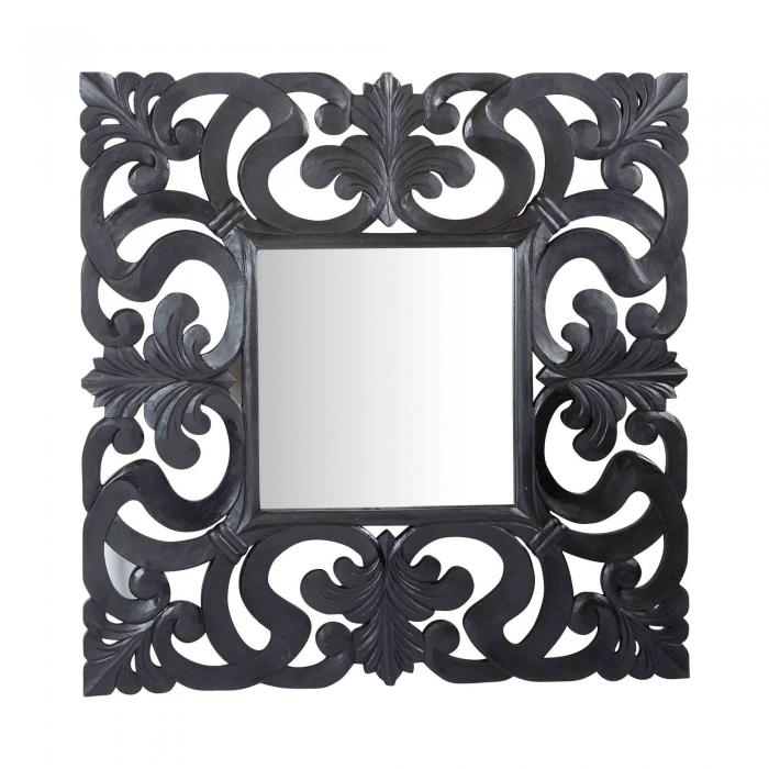 Lanai Mirror Black120x120cm-abc
