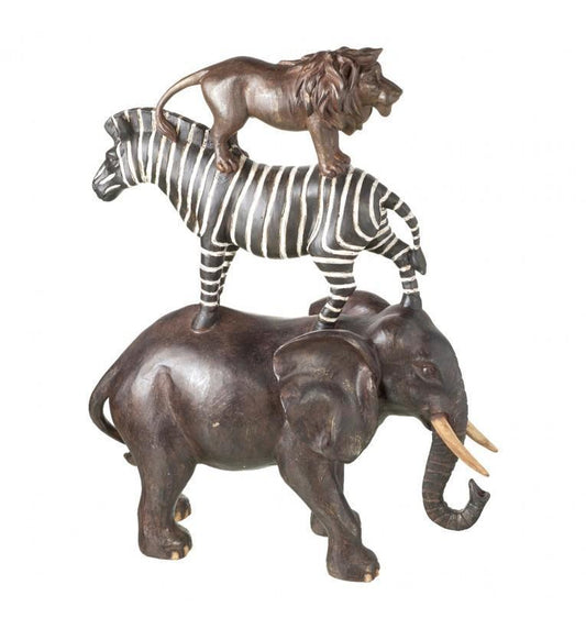 Wild Animal Stack Sculpture-abc
