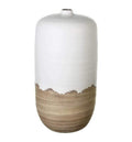 Johnson Vase White & Natural-abc
