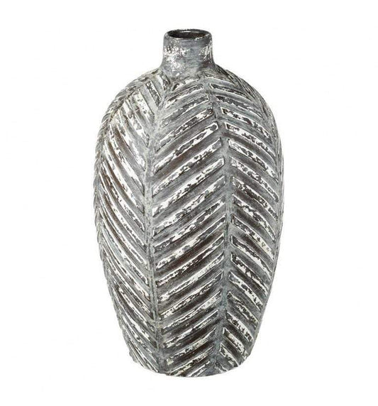 Zambia Vase Black & White Large-abc