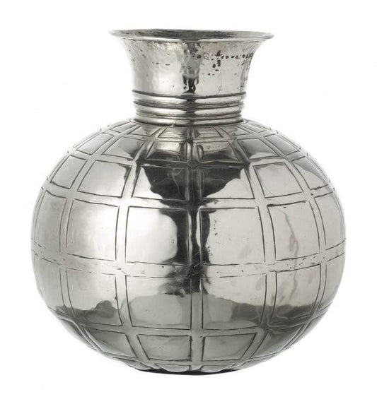 Kavala Vase Silver-abc