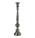 Issac Pillar Candle Holder Dark Grey Medium-abc