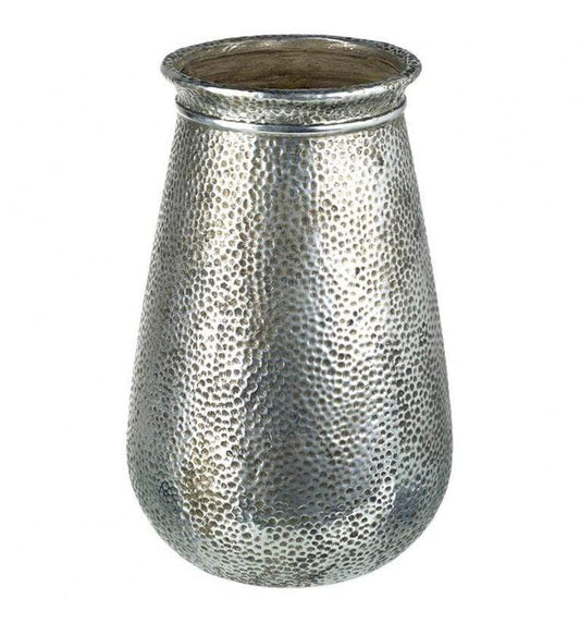 Viviana Vase Ceramic Silver Large-abc