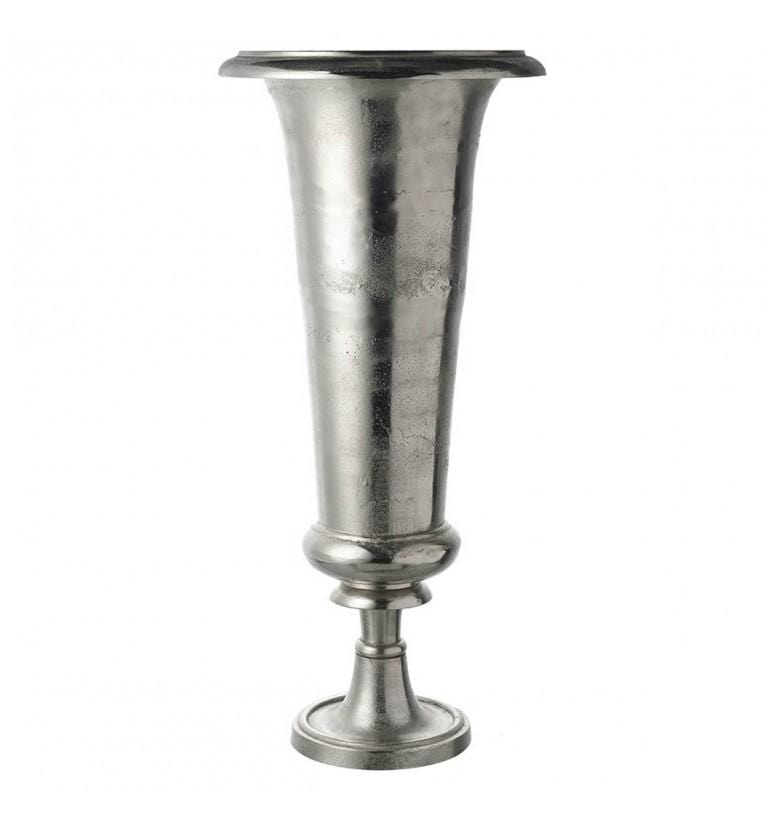 Regent Vase Aluminium Nickel Large-abc