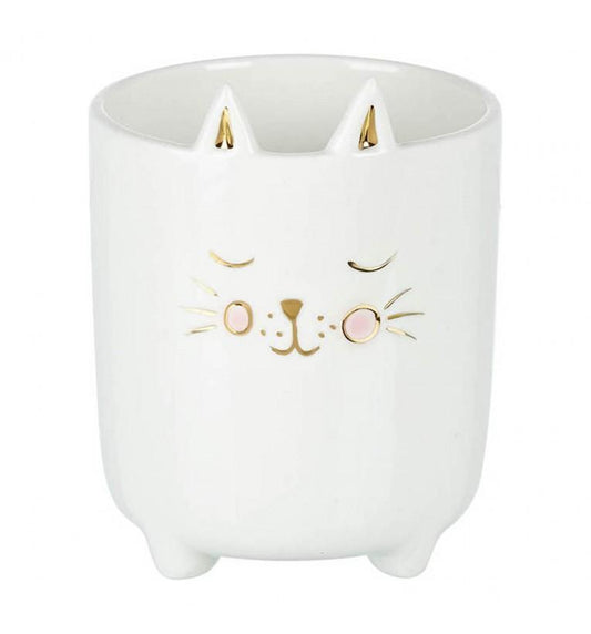 Cat Pot - White-abc
