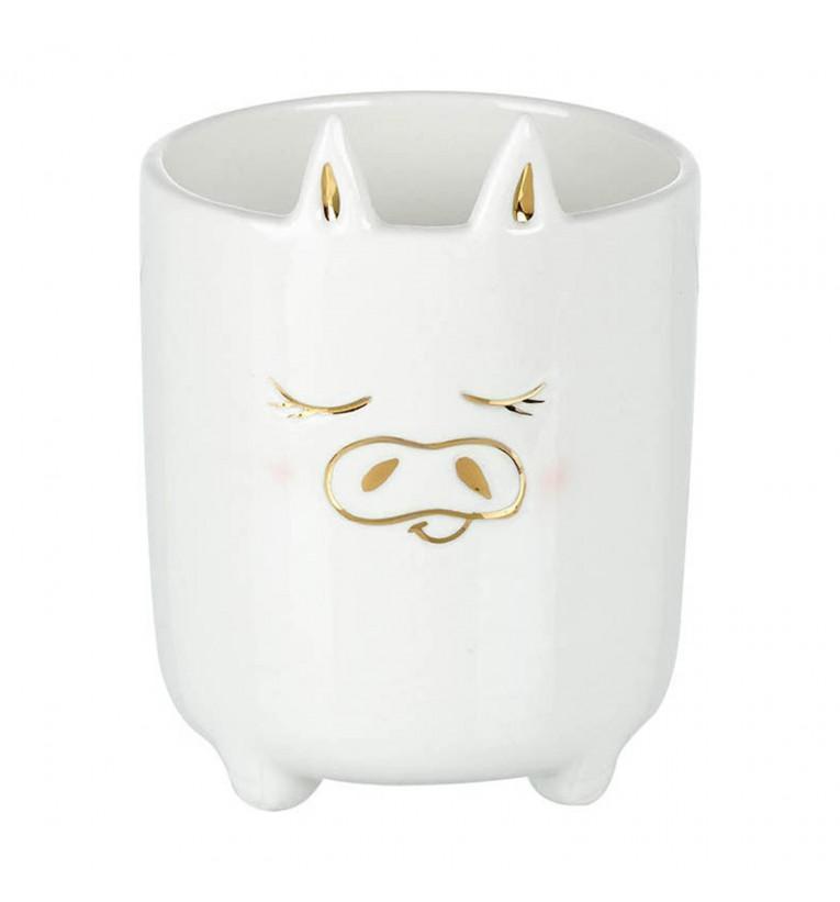 Pig Pot White-abc