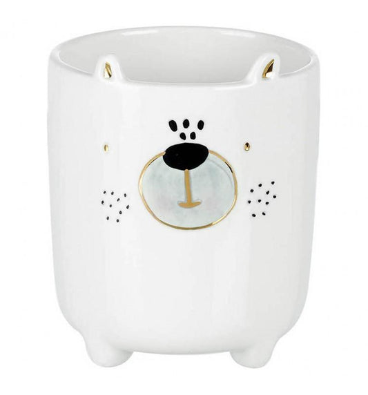 Bear Pot White-abc
