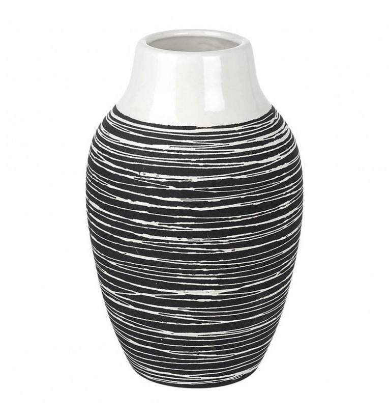 Roberta Vase Black & White-abc