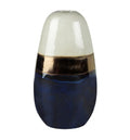 Pebble Vase Blue and Bronze Large-abc
