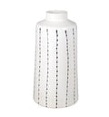 Cassie Vase White & Black-abc