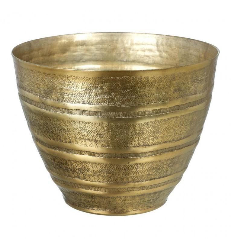 Loures Planter Antique Gold Medium (2pk)-abc