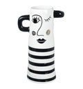 Rachael Vase Black and White Large-abc