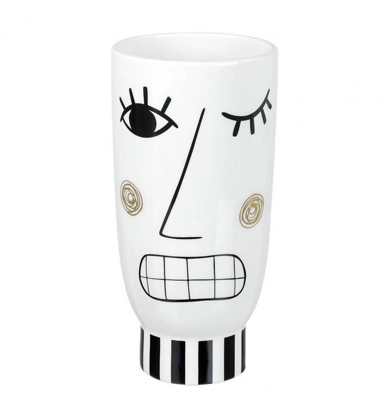 Ronda Vase Black and White-abc