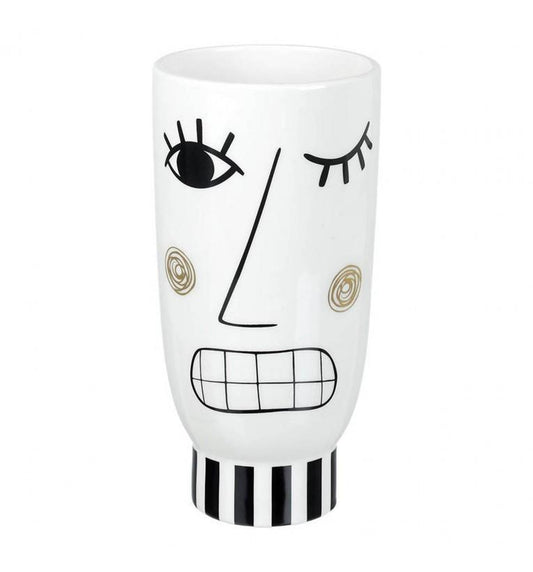 Ronda Vase Black and White-abc