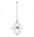 Vienna Round Pendant Light Silver-abc