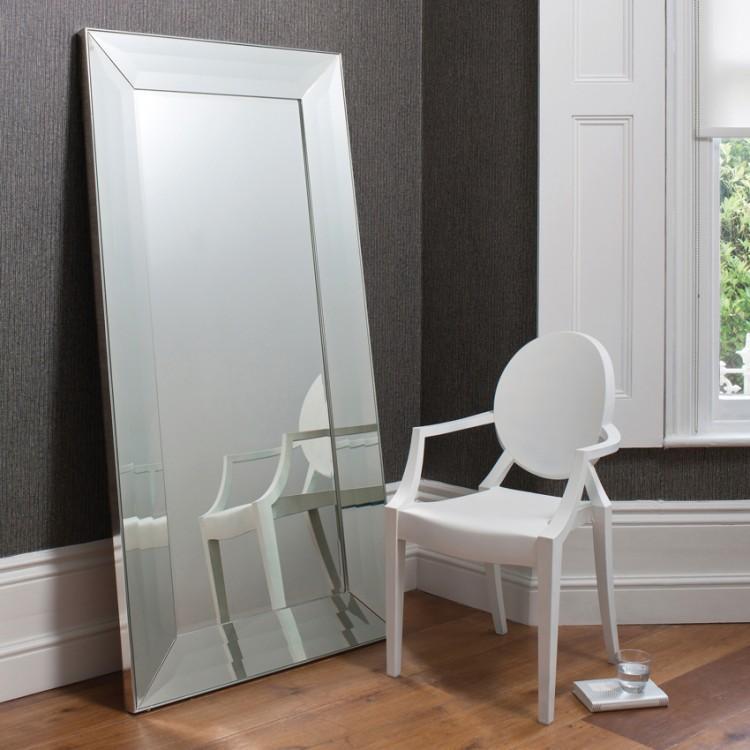 Ferrara Leaner Mirror Silver-abc