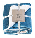 Sherpa Throw Teal-abc