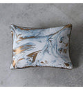 Mizar Metallic Marble Cushion Duck Egg-abc