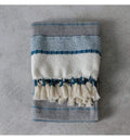 Kasbah Teal Textured Throw-abc