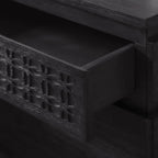 Brinda Boutique Bedside 2 Drawer Chest W500 x D400 x H600mm-abc