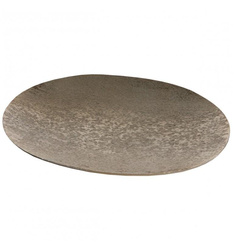 Ember Oval Shallow Platter Gold-abc