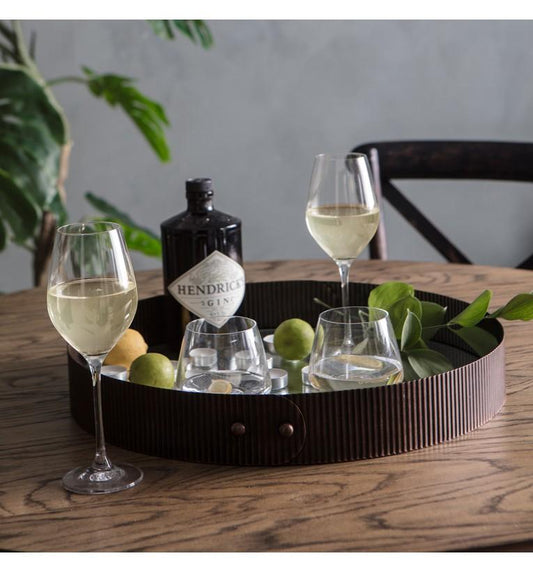 Mendryk Antique Copper Mirror Tray-abc