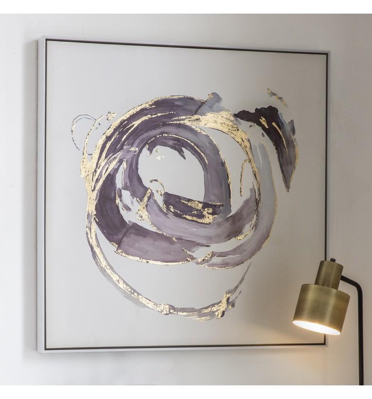 Opal Abstract Framed Art-abc