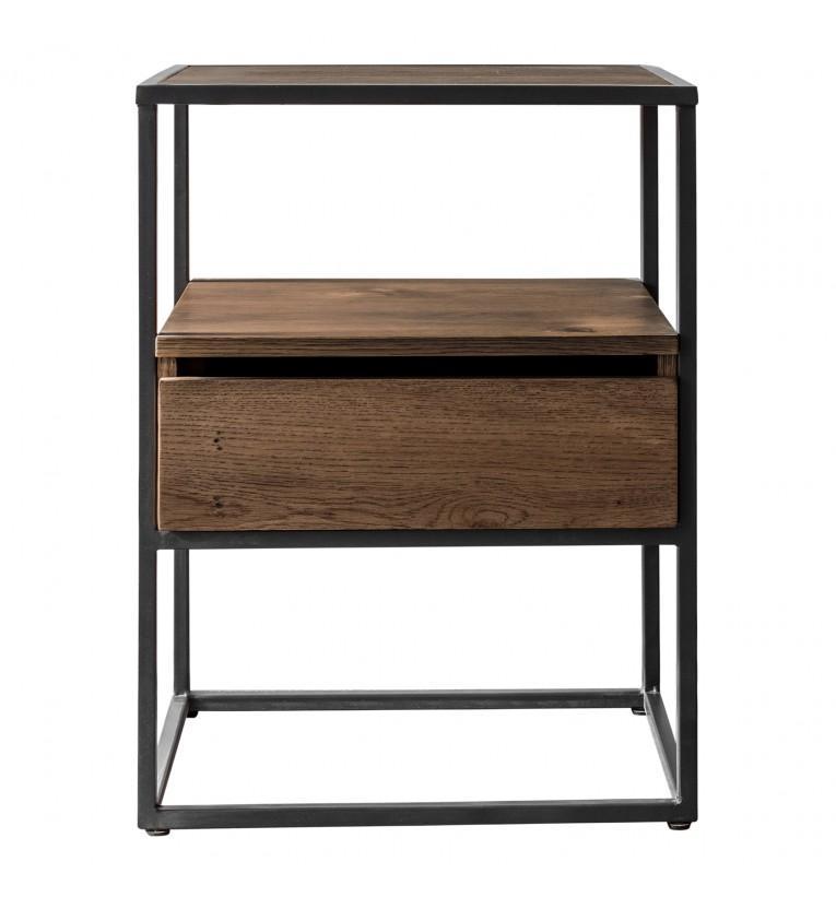Beja Smoked Side Table-abc