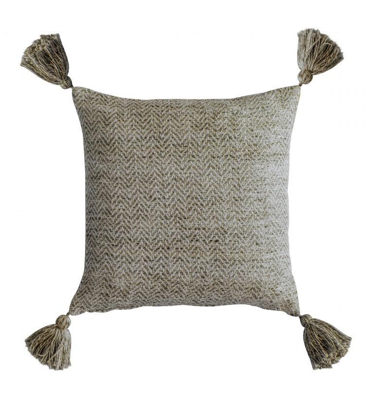 Herri PET Tassel Cushion Natural-abc