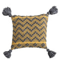 Weave Cushion Ochre-abc