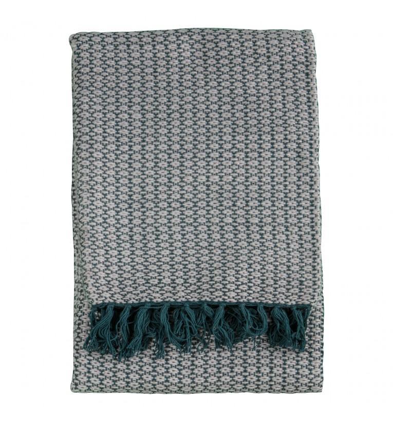 Ballia Metallic Throw Teal-abc