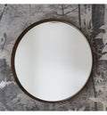 Kai Round Mirror Walnut-abc