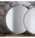 Keaton Round Mirror Oak-abc