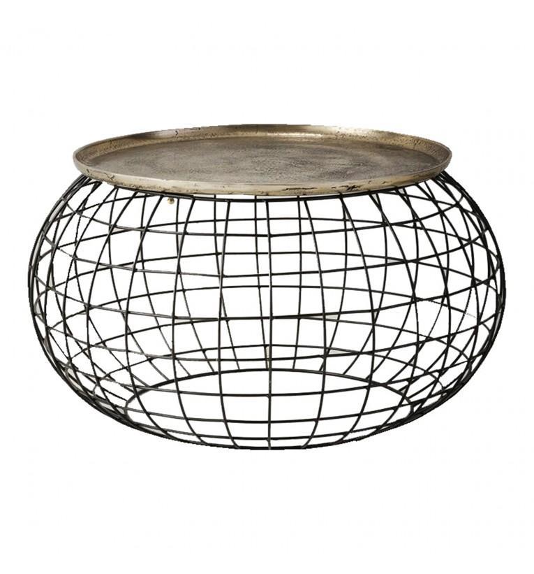 Rijeka Coffee Table Antique Gold-abc