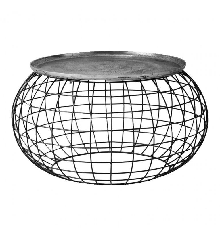 Rijeka Coffee Table Antique Silver-abc