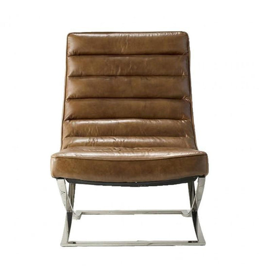 Coli Lounger Brown Leather-abc