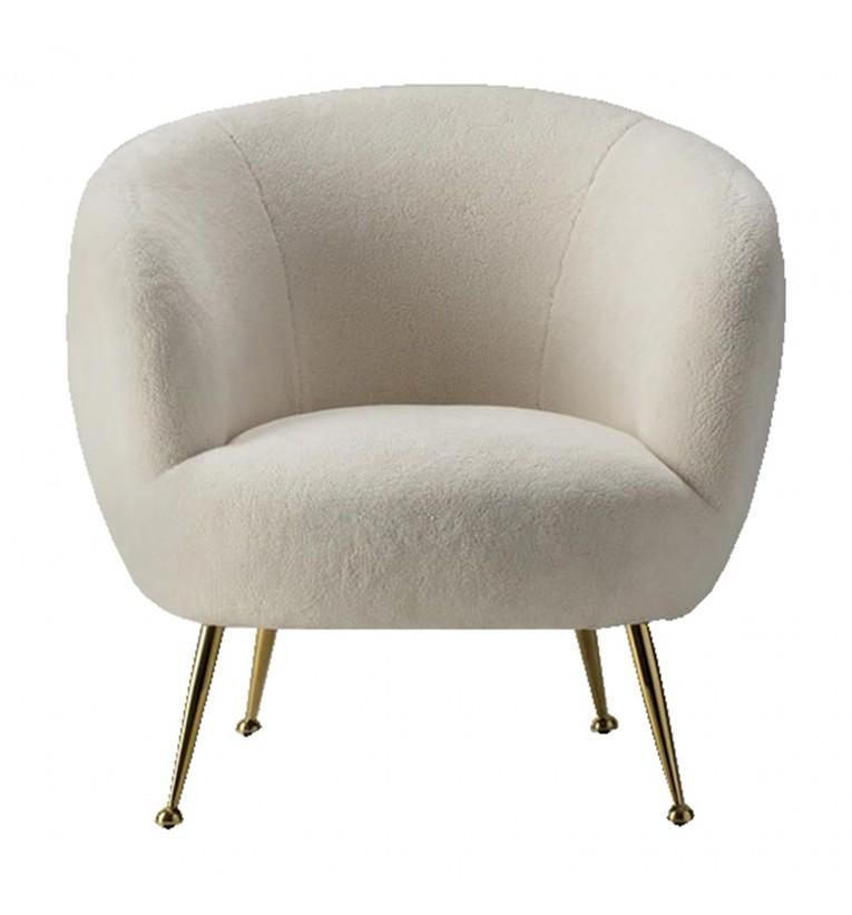 Erwin Tub Chair Faux Sheepskin-abc