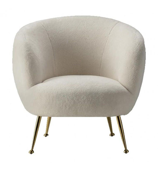 Erwin Tub Chair Faux Sheepskin-abc