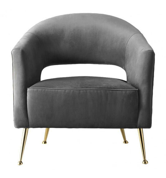 Botkyrka Armchair Grey Velvet-abc