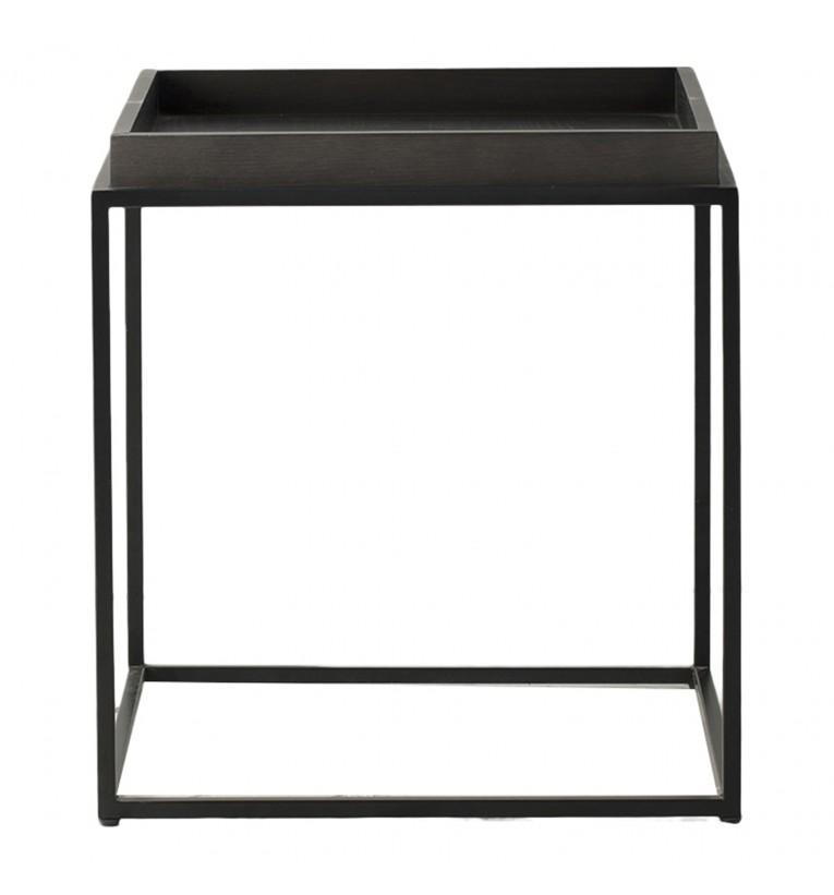 Fucecchio Tray Side Table Black-abc