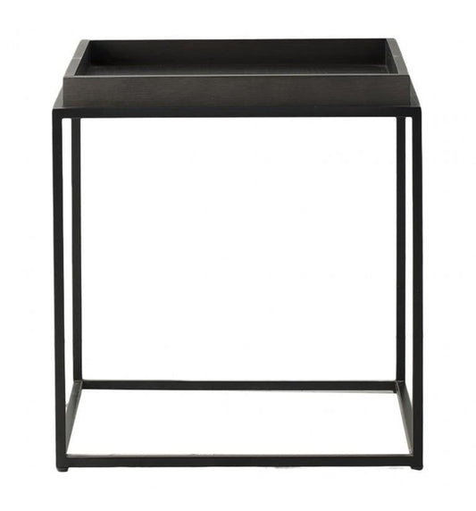 Fucecchio Tray Side Table Black-abc