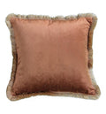 Omi Velvet Cushion Burnt Orange-abc