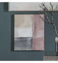 Blush Cubic Abstract II Printed Canvas-abc