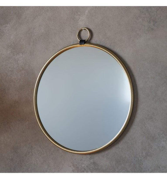 Bayswater Gold Round Mirror-abc