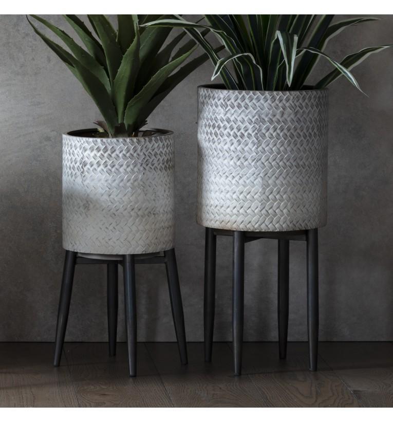 Albion Metal Planter Small-abc