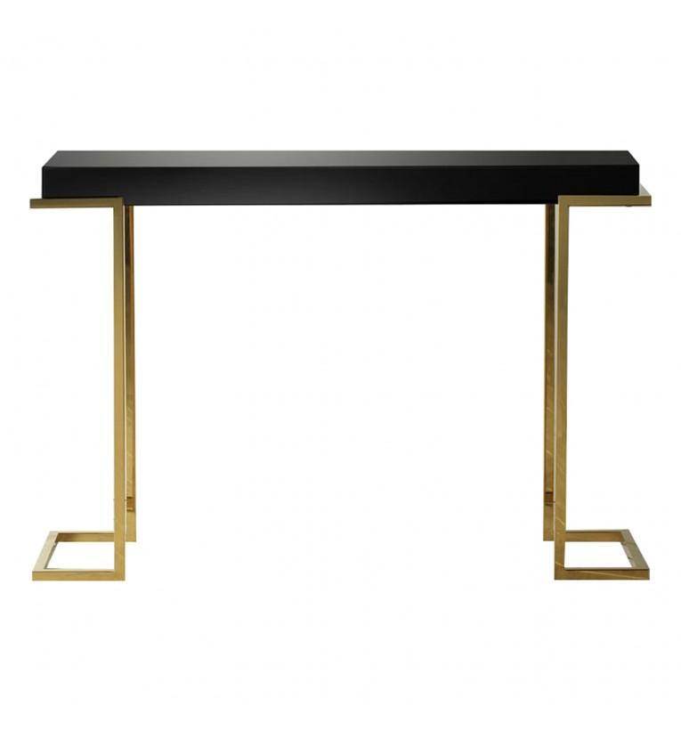 Duisburg Black Mirrored Console-abc