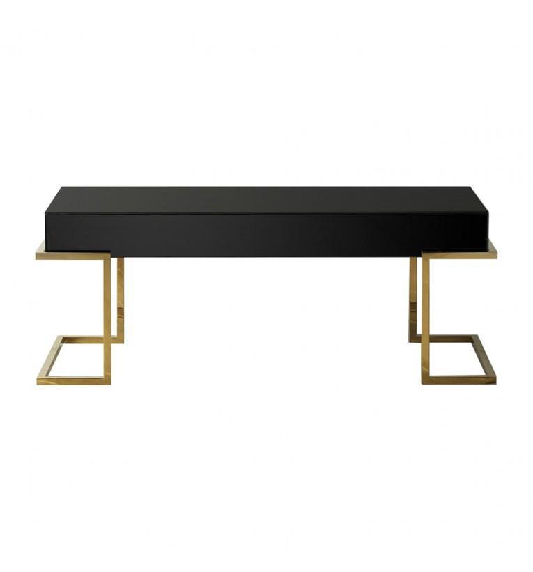 Duisburg Black Mirrored Coffee Table-abc
