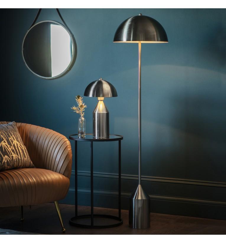 Albany Floor Lamp - Brushed Nickel-abc