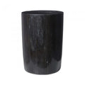 Binga Petrified Wood Table Black-abc
